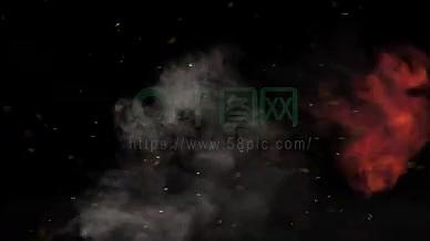 4K火焰粒子logo演绎Pr模板视频的预览图